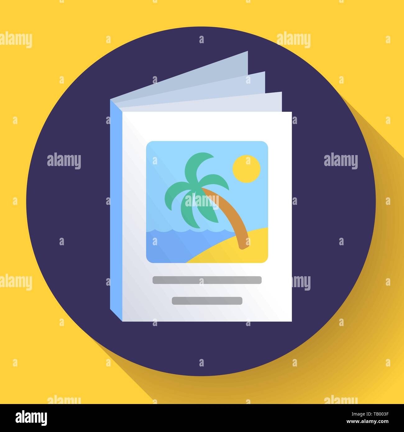 Brochures icon template, advertisement flyer, paper book icon Stock ...