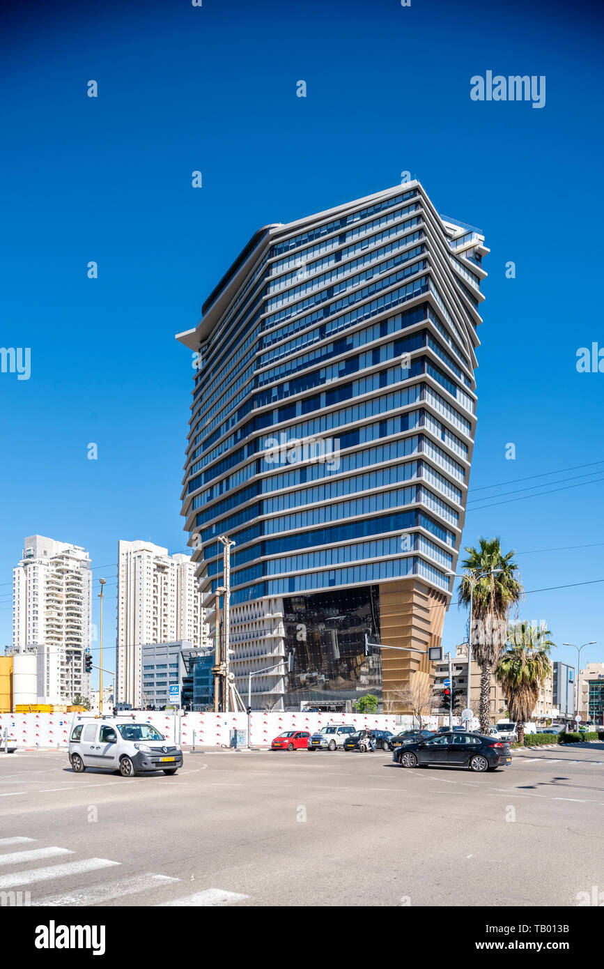 Israel, Tel Aviv-Yafo - 08 March 2019: TOHA designed by Ron Arad architects Stock Photo