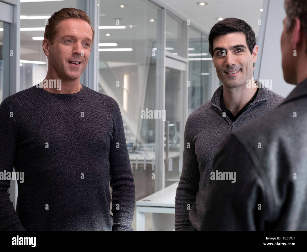 BILLIONS, from left: Damian Lewis, Louis Cancelmi, Daniel Cosgrove ...