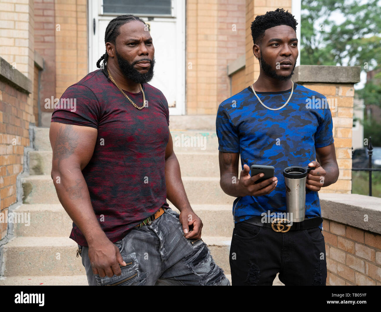 THE CHI, from left: Michael Island, Barton Fitzpatrick, 'Showdown