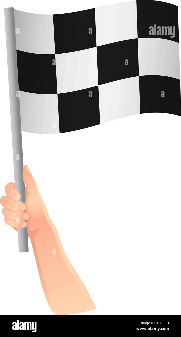 Start flag. Finish flag. Vector illustration of racing flag Stock ...