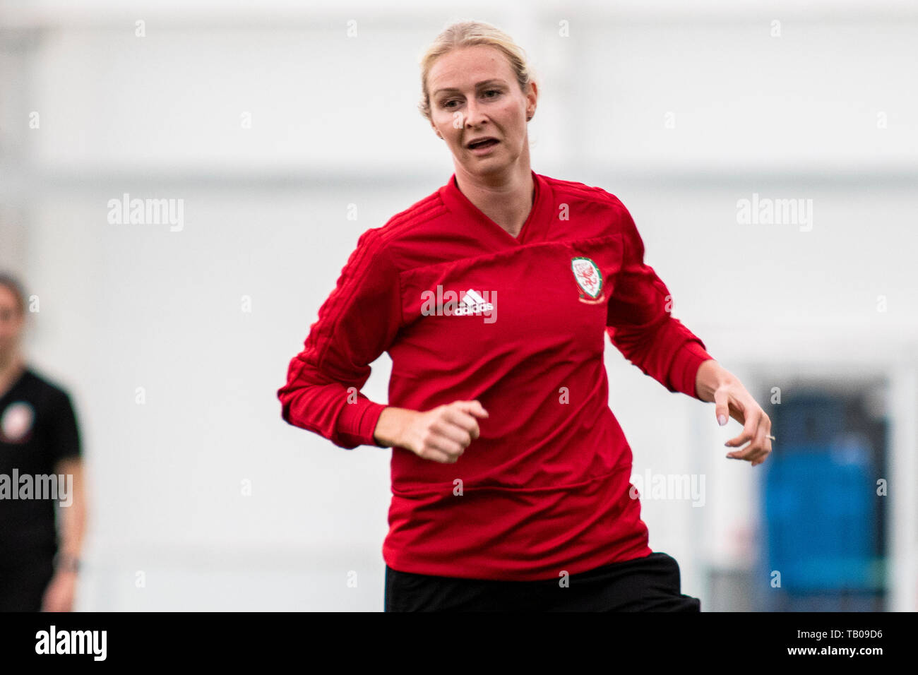 Wales Women training session at USW Sports Park ahead of next week's international match against New Zealand. Lewis Mitchell/YCPD. Stock Photo