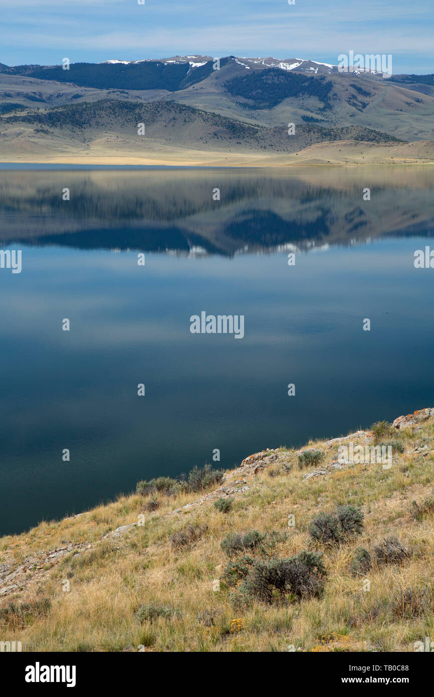 Clark Canyon Reservoir from Camp Fortunate Overlook, Clark Canyon