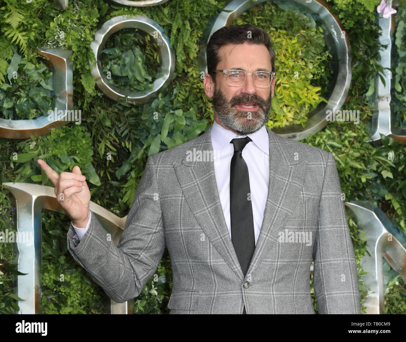 Jon Hamm at the Global TV Premiere of Amazon Original Good Omens at Odeon  Luxe Leicester Square Stock Photo - Alamy