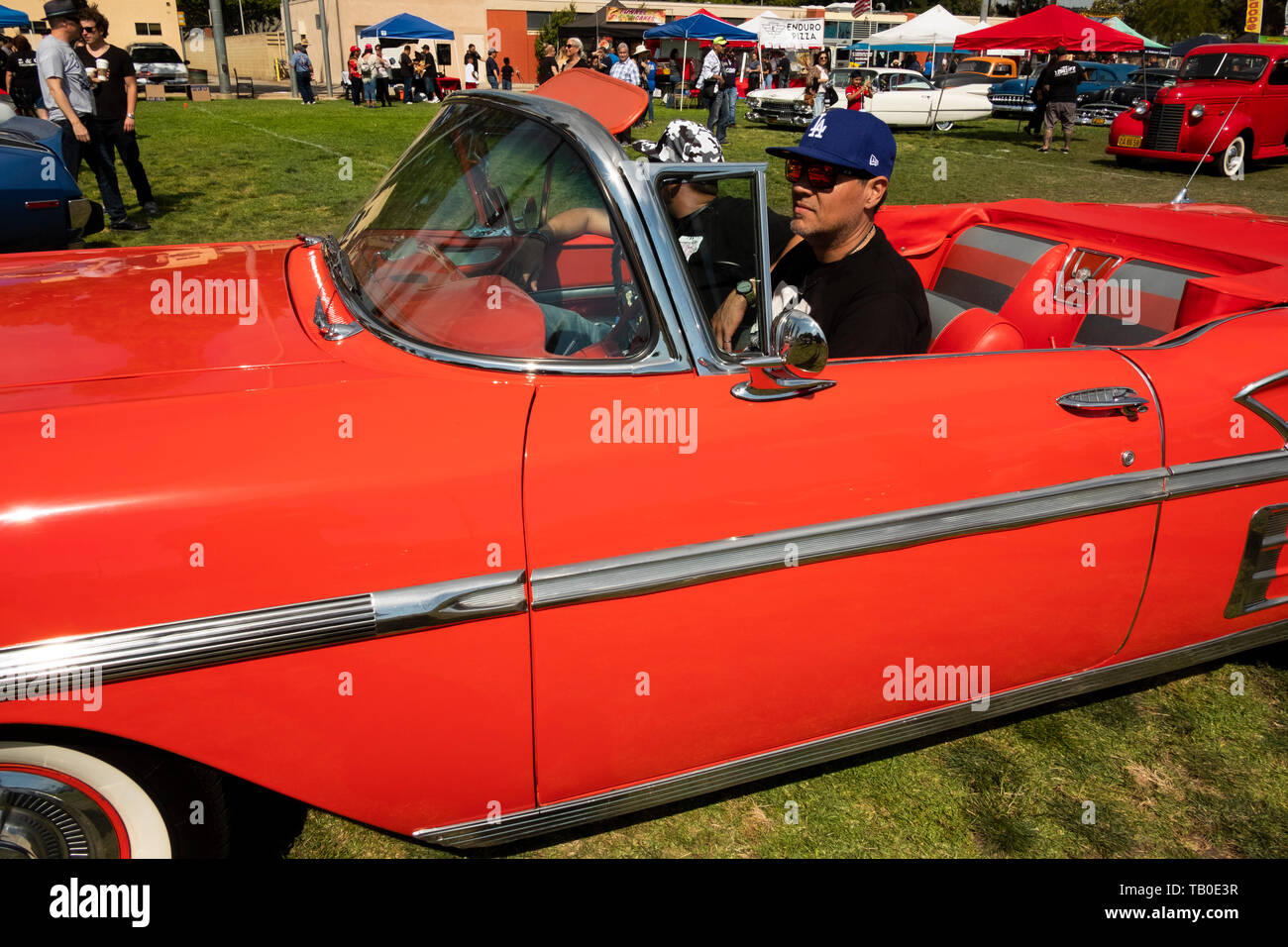 Culver City Car Show, Culver City, Los Angeles, California, USA Stock