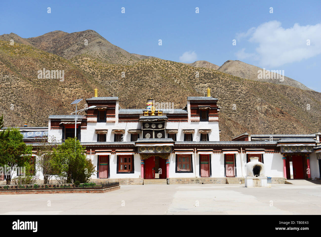 Labrang monastery in Xiahe, China. Stock Photo