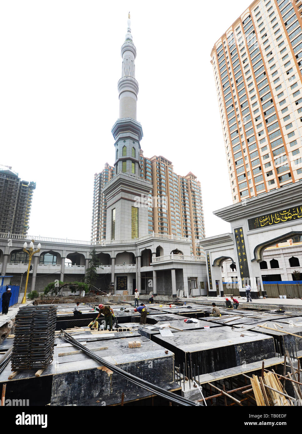 New mosques are being build in many towns along the Silk Road funded