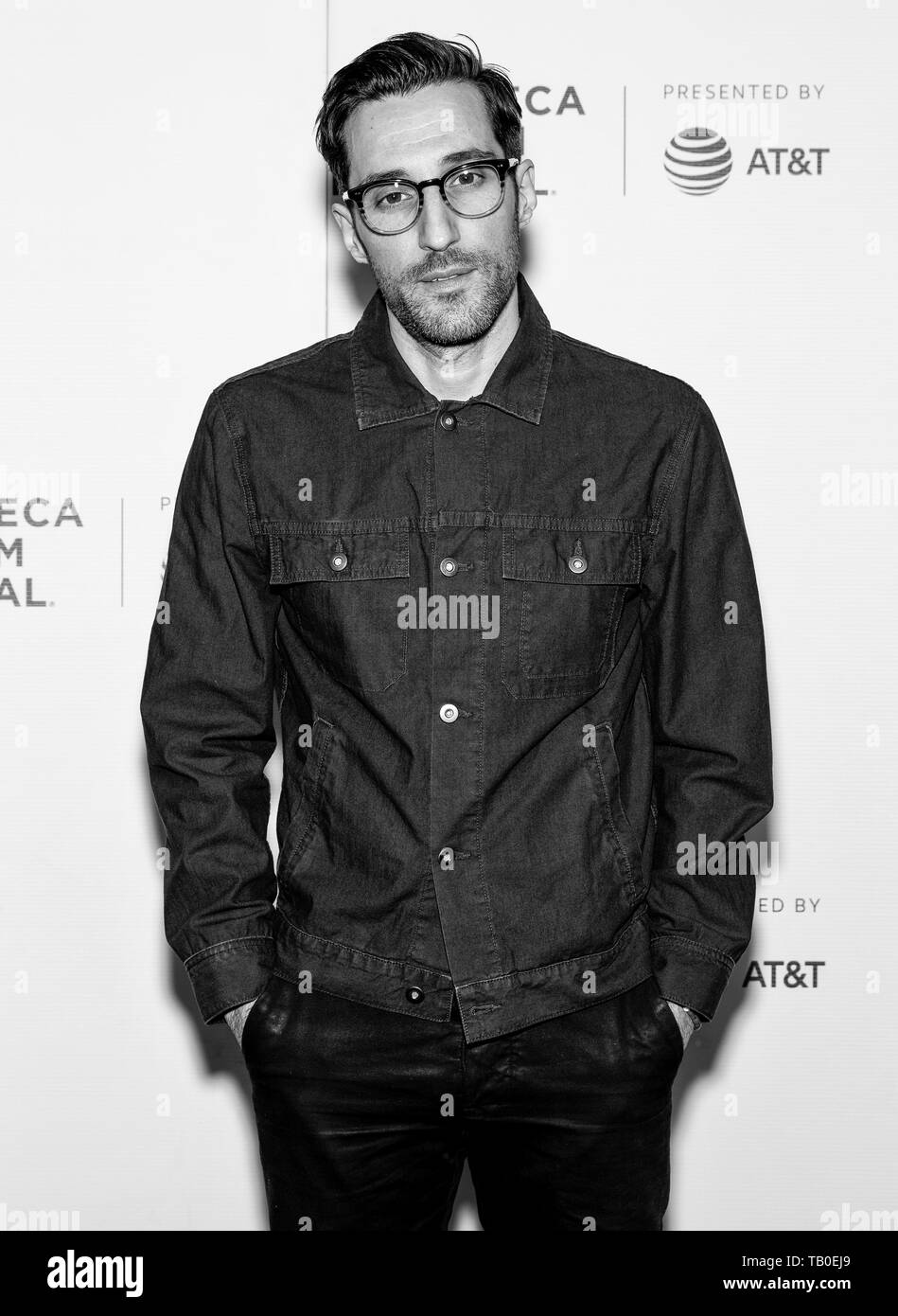 New York, NY - April 29, 2019: Michael Godere attends the “Safe Spaces” screening during the 2019 Tribeca Film Festival at Village East Cinema Stock Photo