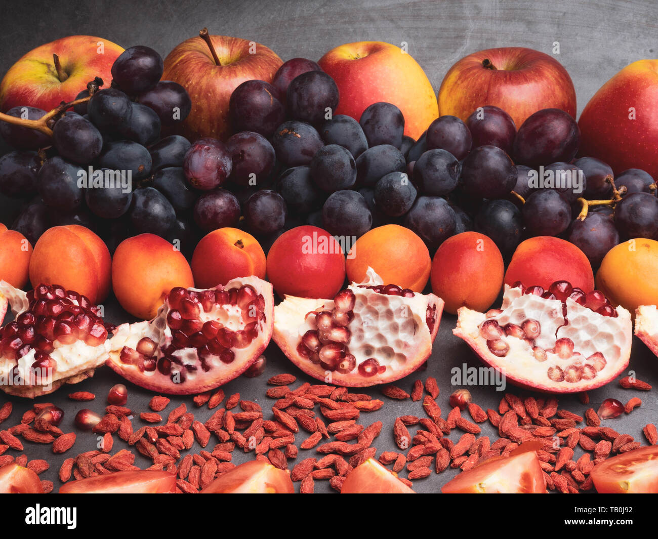 red fruits and berrys rich vitamin, resveratrol, antioxidants food ...
