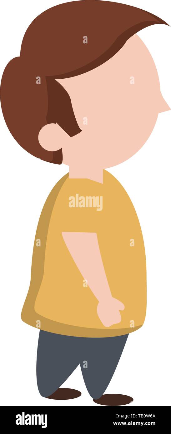 Cute boy cartoon isolated Vector illustration Stock Vector Image & Art ...