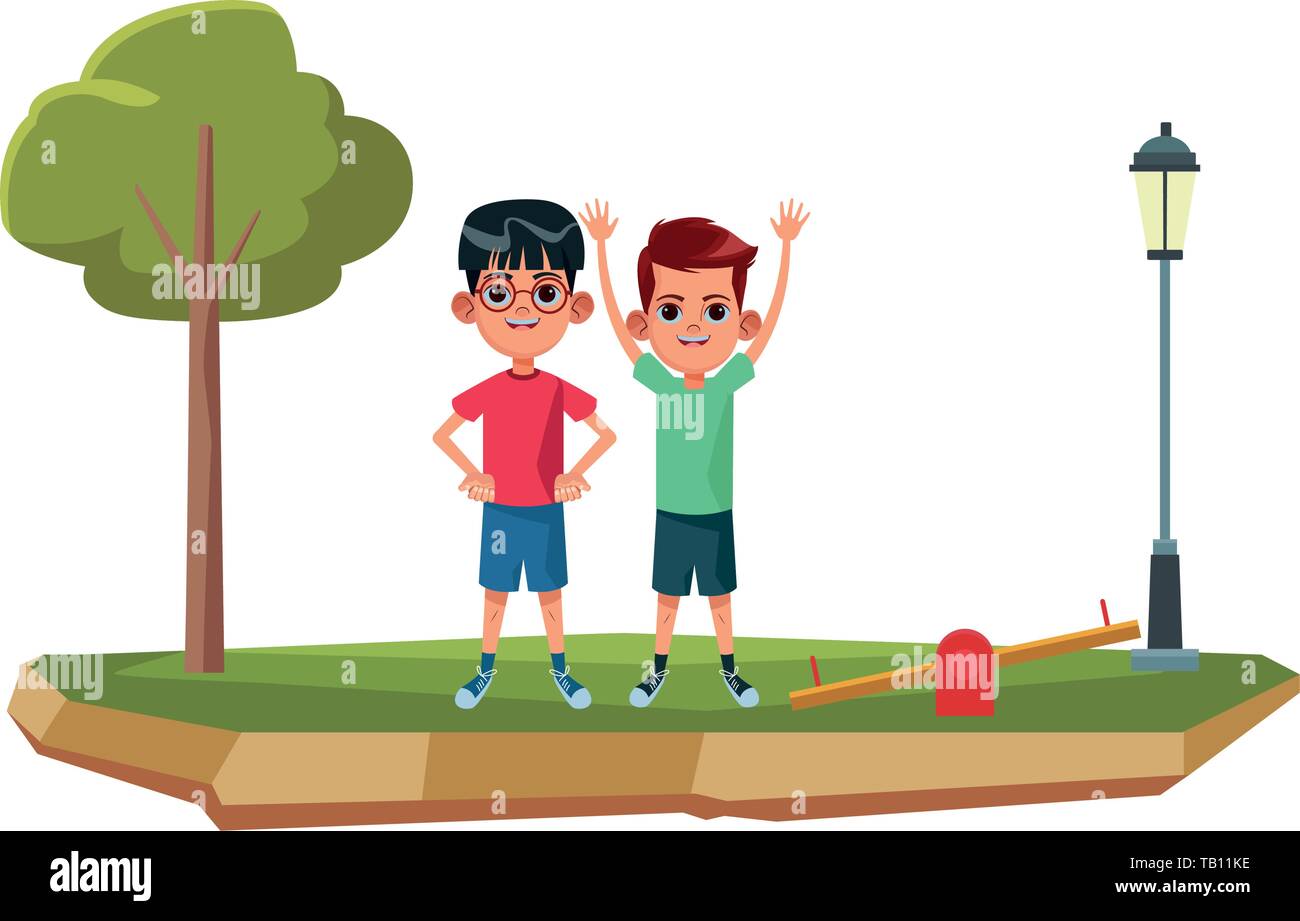young kids avatar carton character Stock Vector Image & Art - Alamy