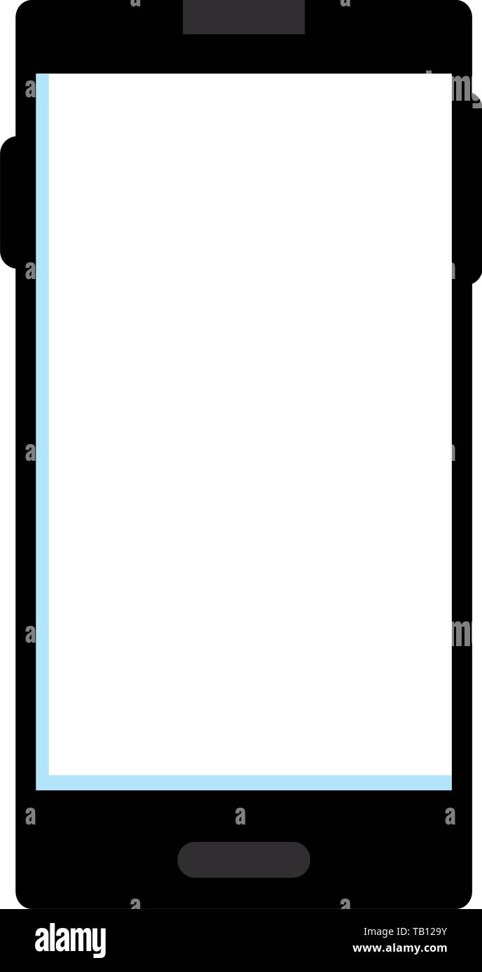 smartphone device technology isolated icon Stock Vector Image & Art - Alamy