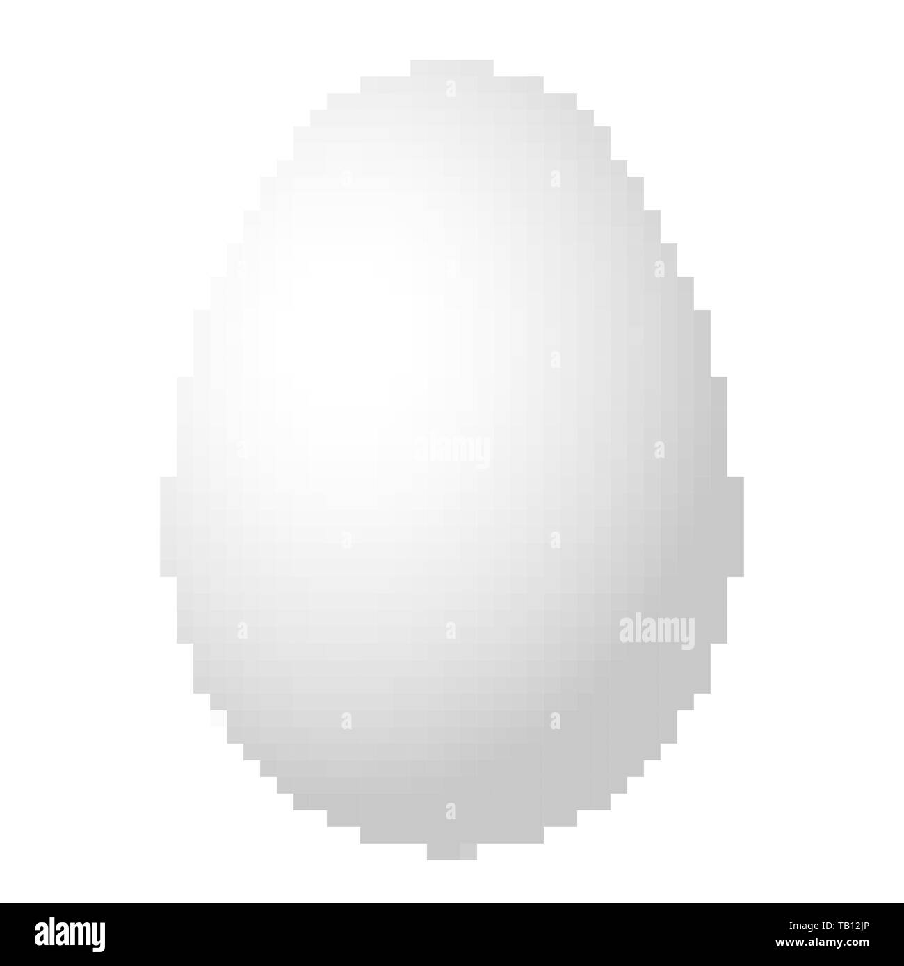 Pixel art Black and White Stock Photos & Images - Alamy