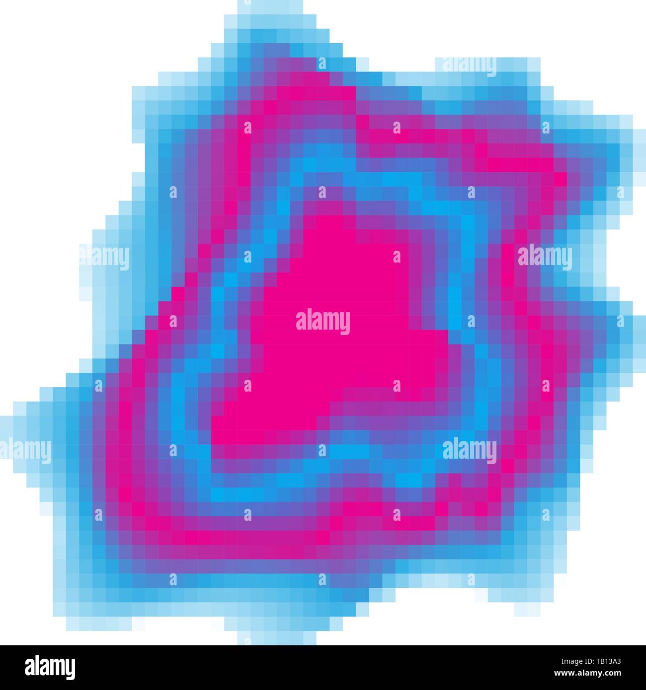 Pixel art background. Vector illustration. Abstract square pixel ...