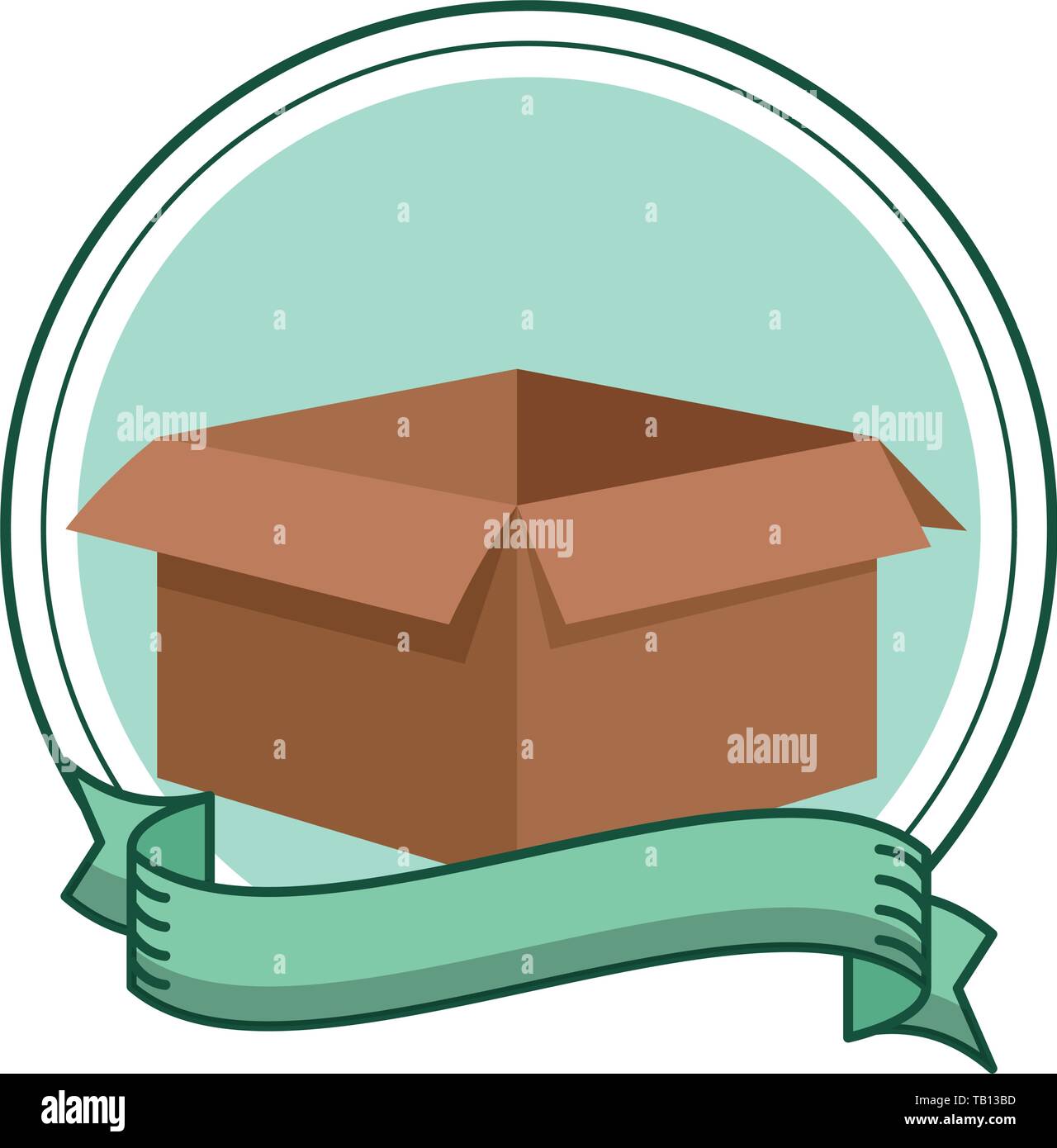 carton box empty icon cartoon Stock Vector Image & Art - Alamy