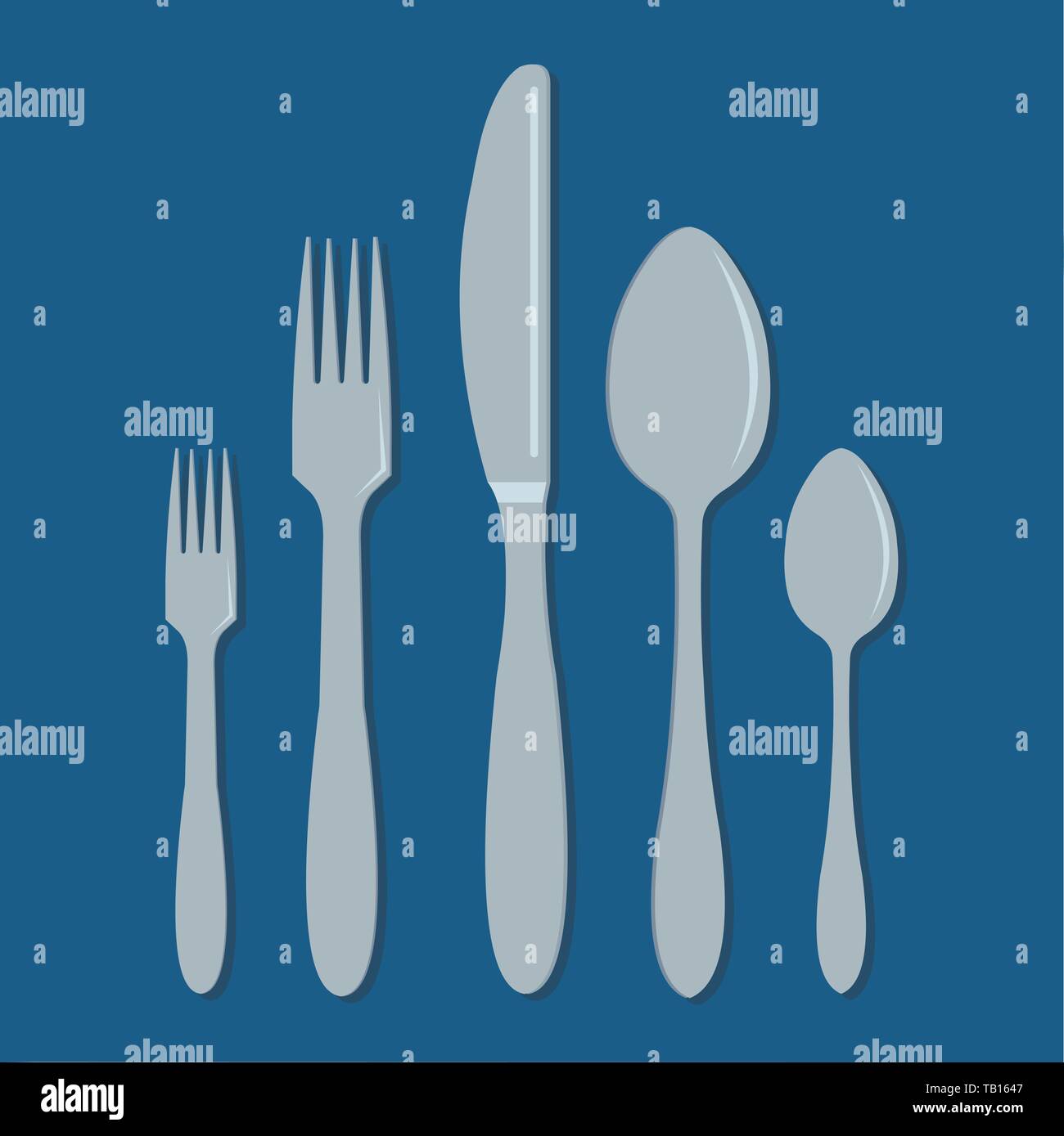 fork spoon knife vector symbol illustration Stock Vector