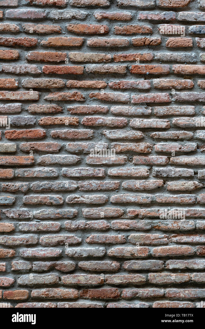 Background of old vintage brick wall texture, close up Stock Photo - Alamy