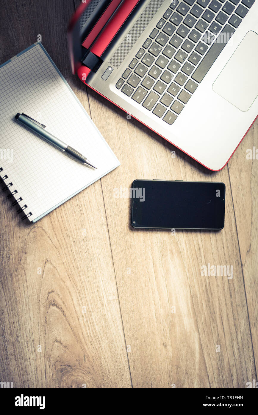 Office Desk Background Concept Business Computer Empty Office Table With Desktop Laptop Cell Phone And Pad Stock Photo Alamy Office Desk Background Concept Business Computer Empty Office Table With Desktop Laptop Cell Phone And Pad Stock Photo Alamy