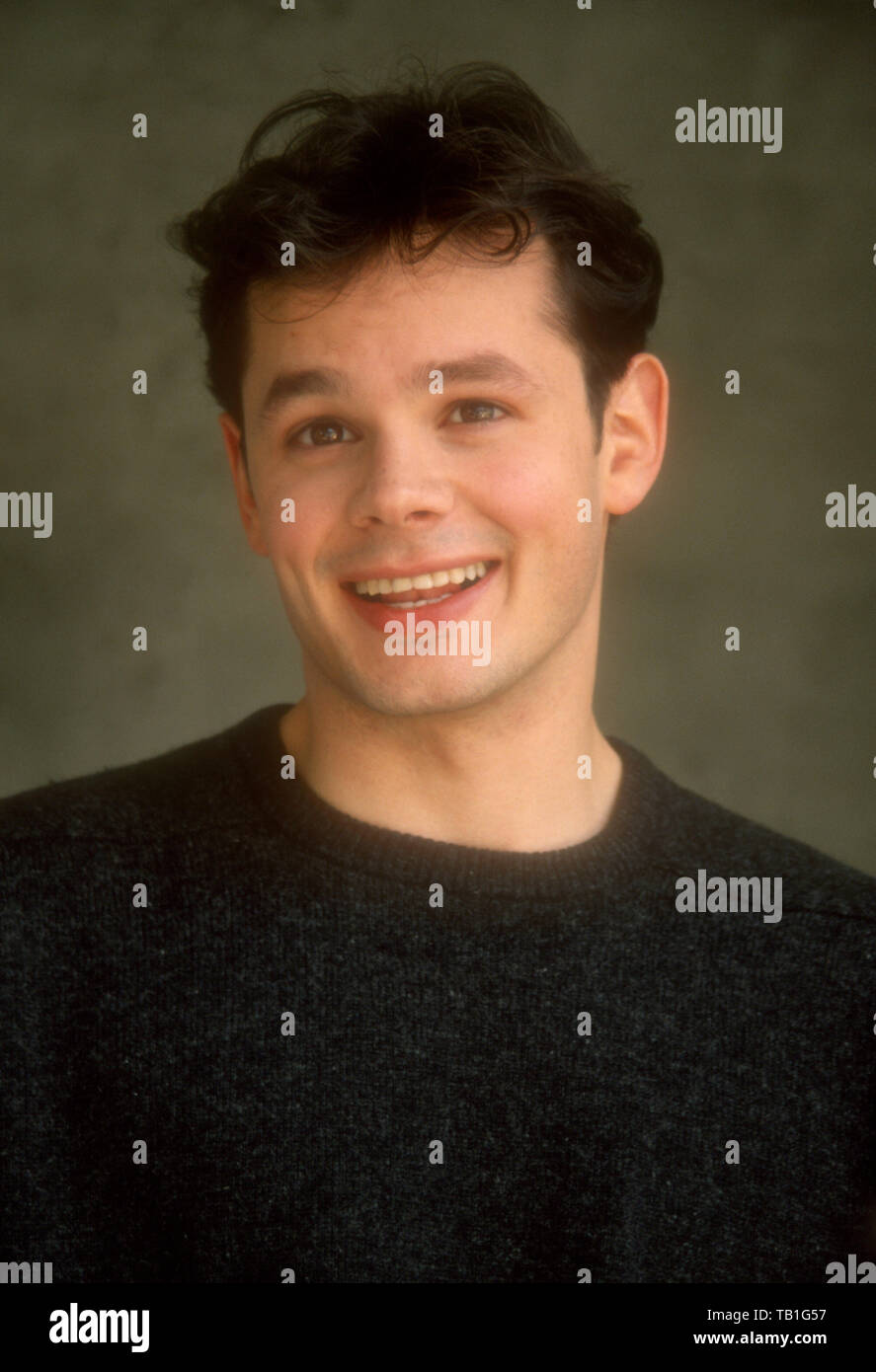 Los Angeles, California, USA 6th May 1994 (Exclusive) Actor Marco Hofschneider poses at a photo shoot on May 6, 1994 in Los Angeles, California, USA. Photo by Barry King/Alamy Stock Photo Stock Photo