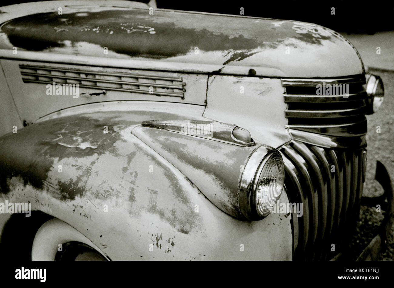 Chevrolet American car. Retro Vintage Cars Stock Photo - Alamy