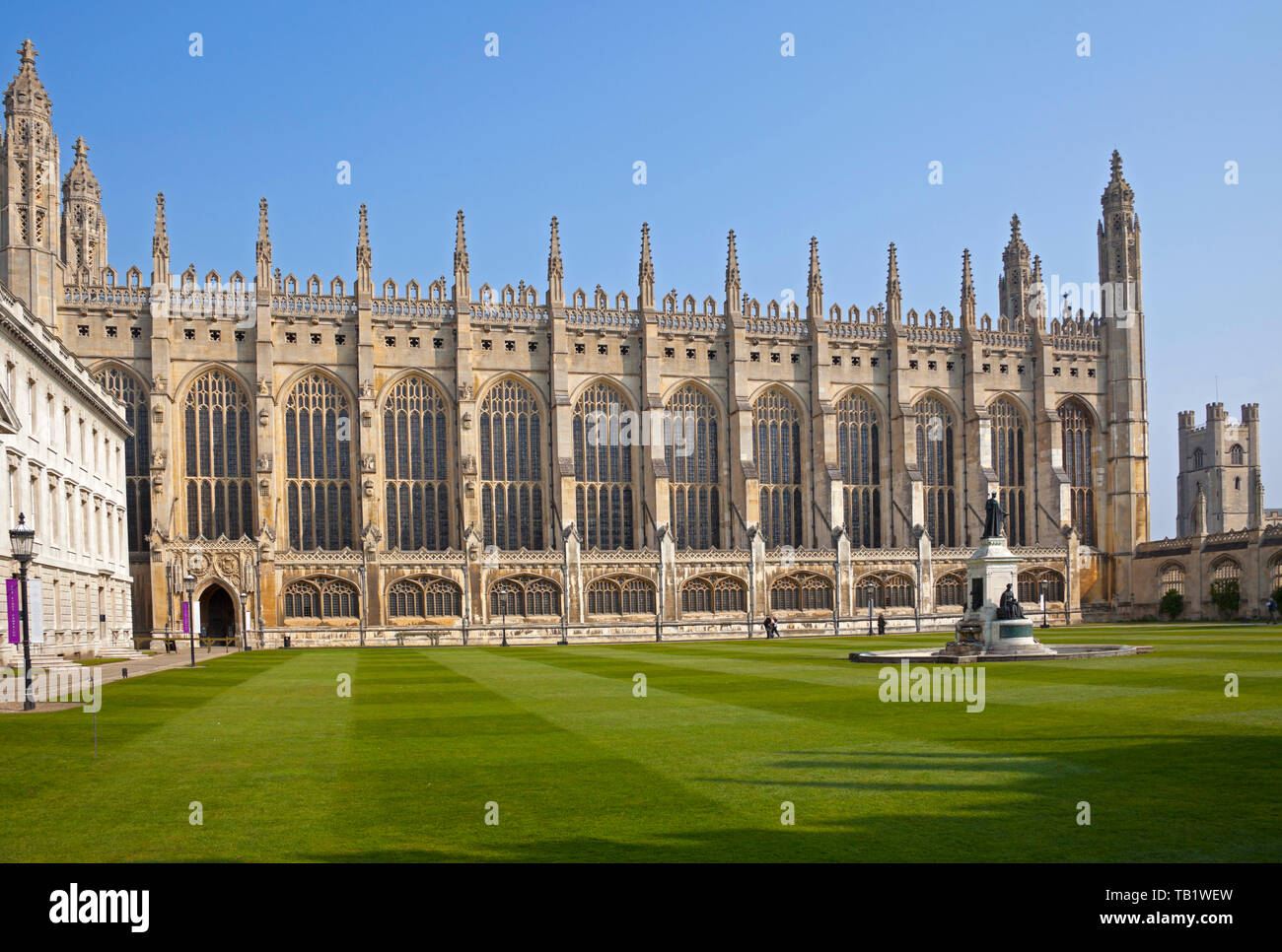 King's College chapel, Cambridge university buildings, England, UK, Europe Stock Photo