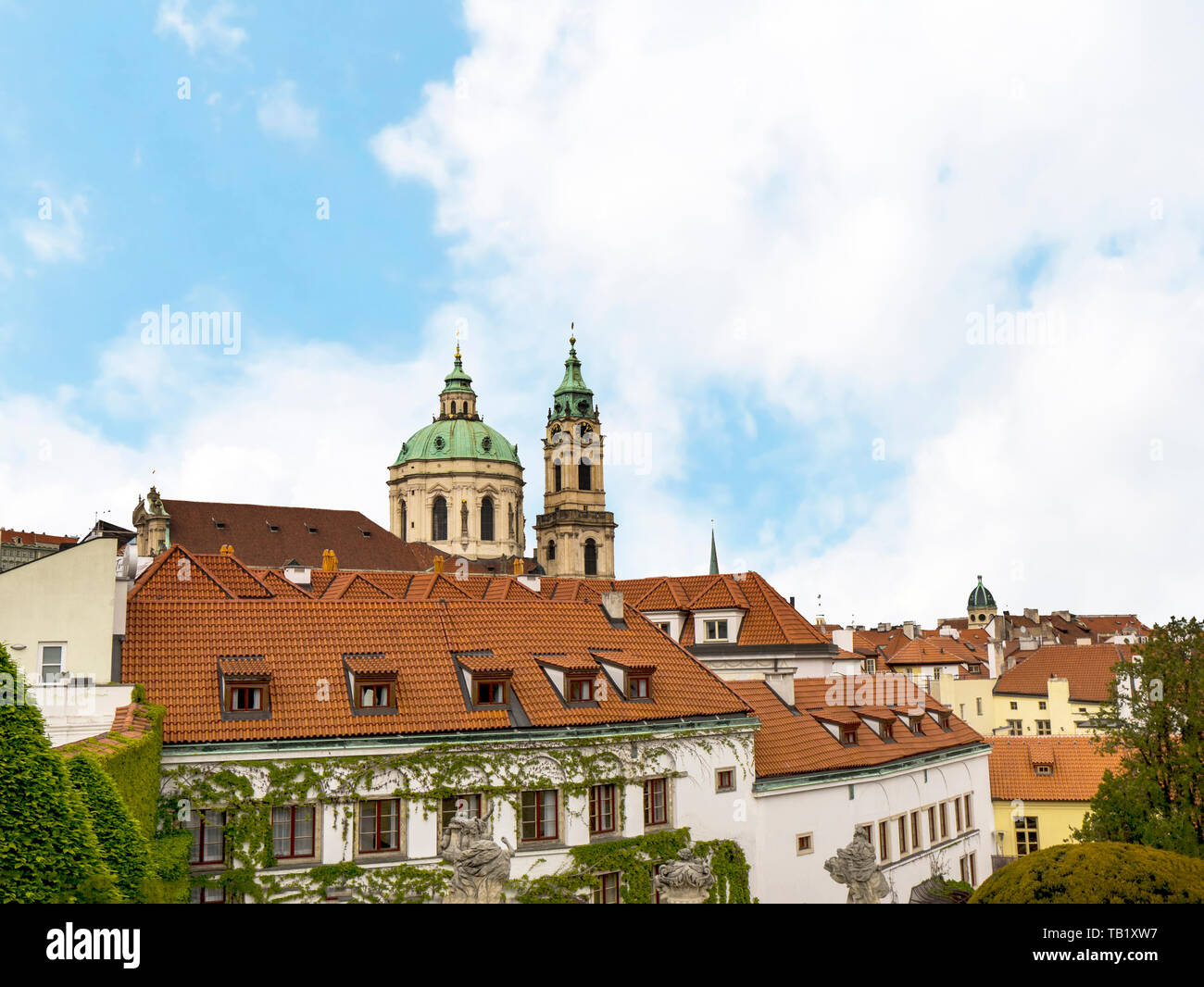 The Vrtba Garden in Prague is one of several fine High Baroque gardens