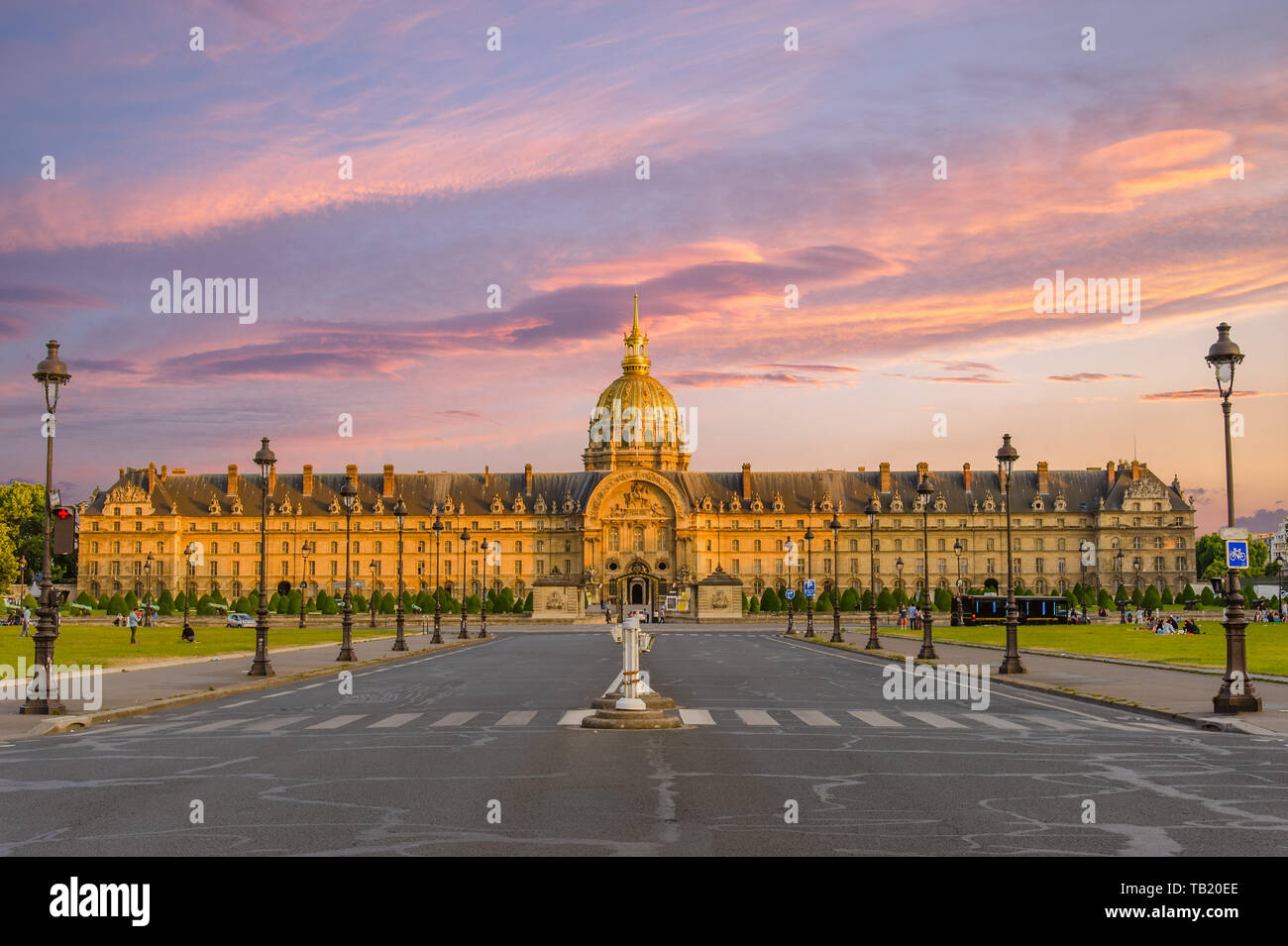 National Residence of the Invalids in Paris, France Stock Photo