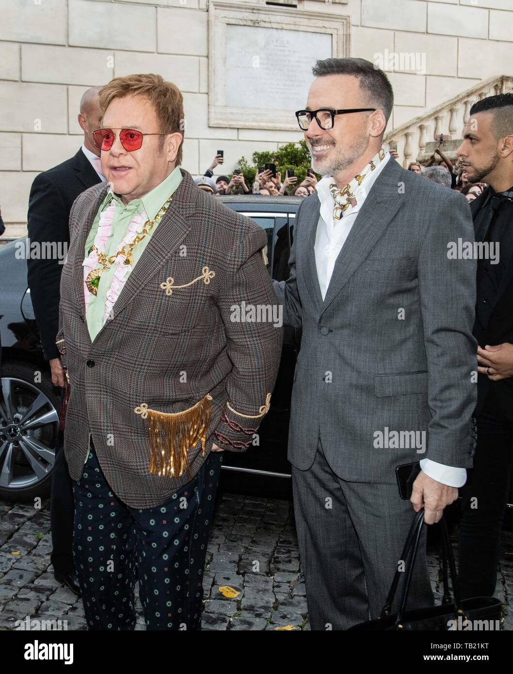 Sir Elton John Husband David High Resolution Stock Photography And Images Alamy