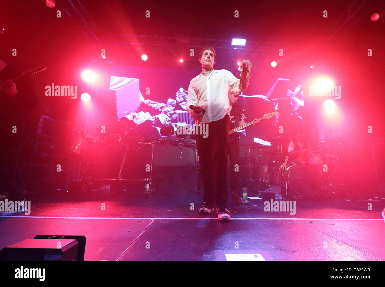 London, UK. 29th May, 2019. Oliver Sykes of the rock band 'Bring