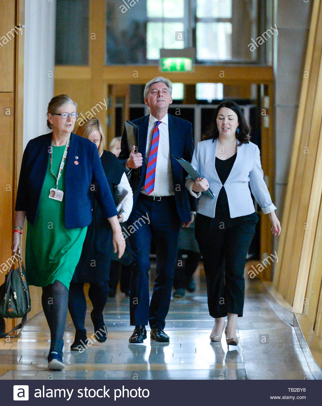 Edinburgh Uk 30th May 2019 Scottish Labour Msps Left To Right