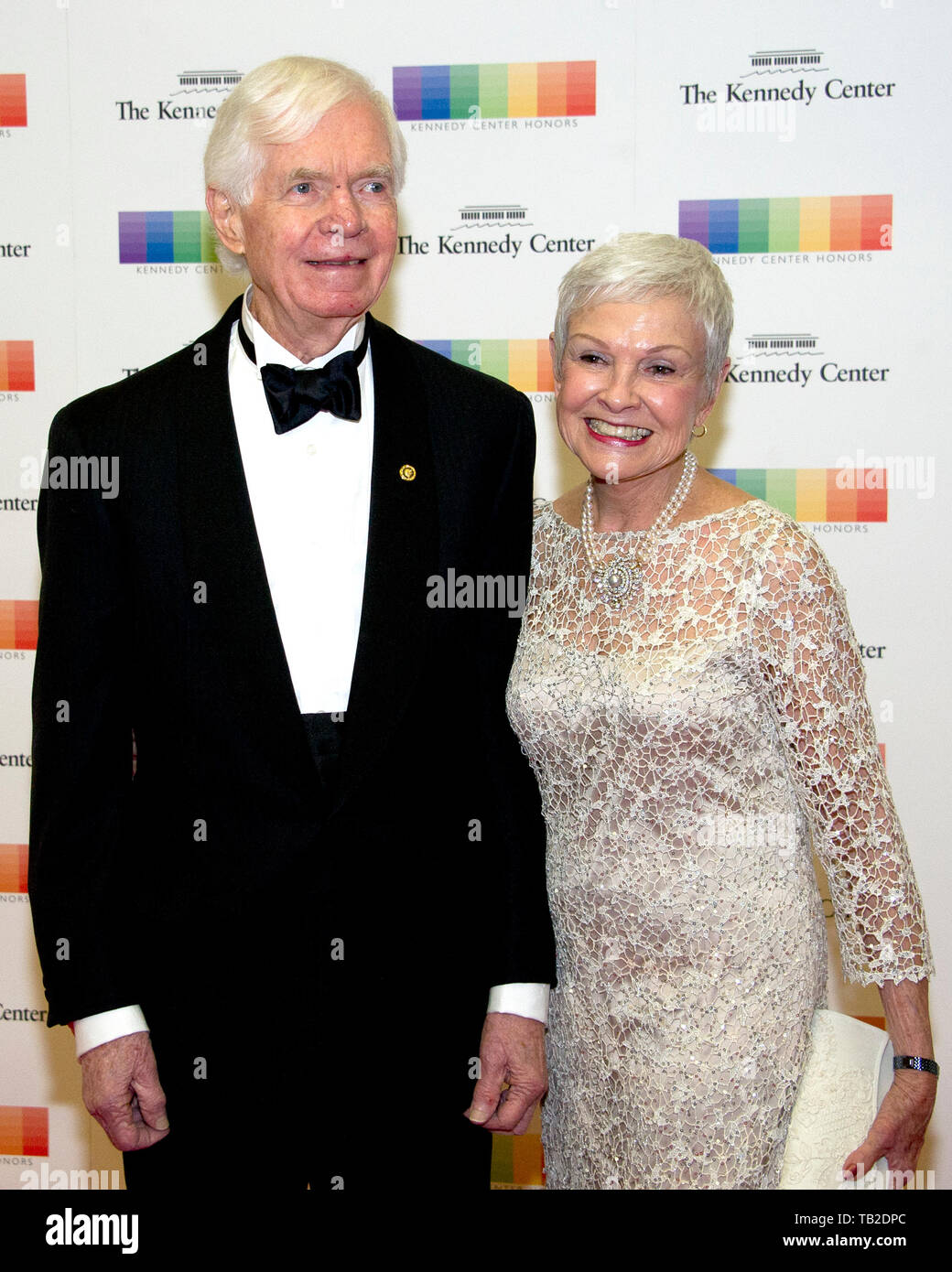 United States Senator Thad Cochran (Republican of Mississippi) and his wife, Kay Webber, arrive for the formal Artist's Dinner honoring the recipients of the 39th Annual Kennedy Center Honors hosted by United States Secretary of State John F. Kerry at the U.S. Department of State in Washington, DC on Saturday, December 3, 2016. The 2016 honorees are: Argentine pianist Martha Argerich; rock band the Eagles; screen and stage actor Al Pacino; gospel and blues singer Mavis Staples; and musician James Taylor. Credit: Ron Sachs/Pool via CNP | usage worldwide Stock Photo
