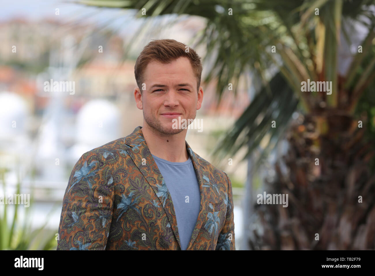 CANNES, FRANCE - MAY 16: Taron Egerton attends the 'Rocketman' photocall during the 72nd Cannes Film Festival (Credit: Mickael Chavet/Project Daybreak Stock Photo