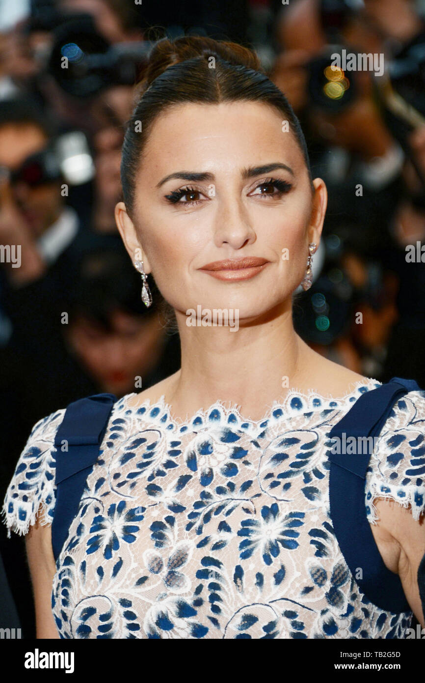 May 17, 2019 - Cannes, France - Penelope Cruz wearing Atelier Swarovski  fine Jewelry attends the screening of ''Pain And Glory (Dolor Y  GloriaDouleur Et Gloire)'' during the 72nd annual Cannes Film