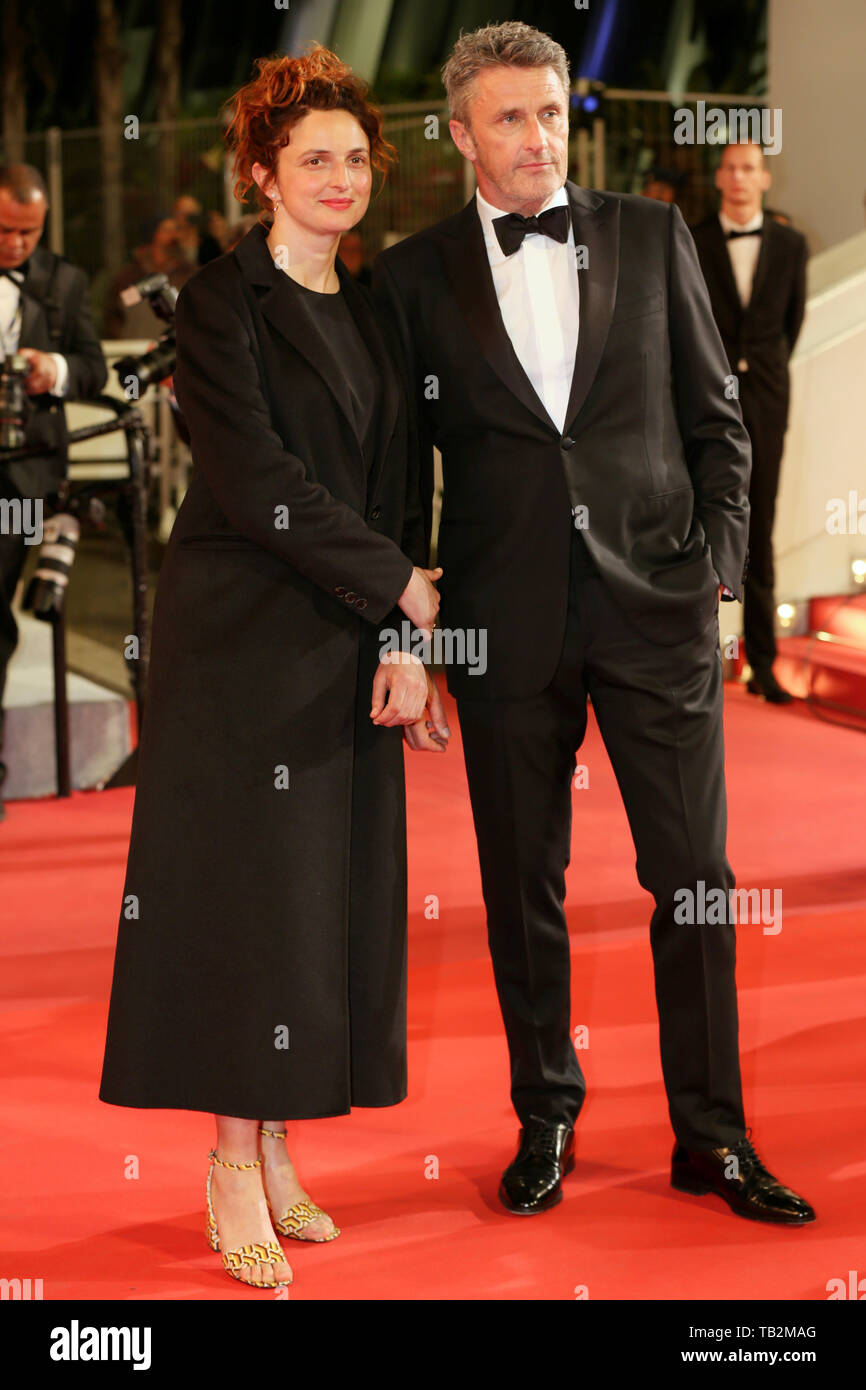 Cannes Film Festival 2019 - Alice Rohrwacher and Paweł Pawlikowski attend the screening of Sorry We Missed You Stock Photo