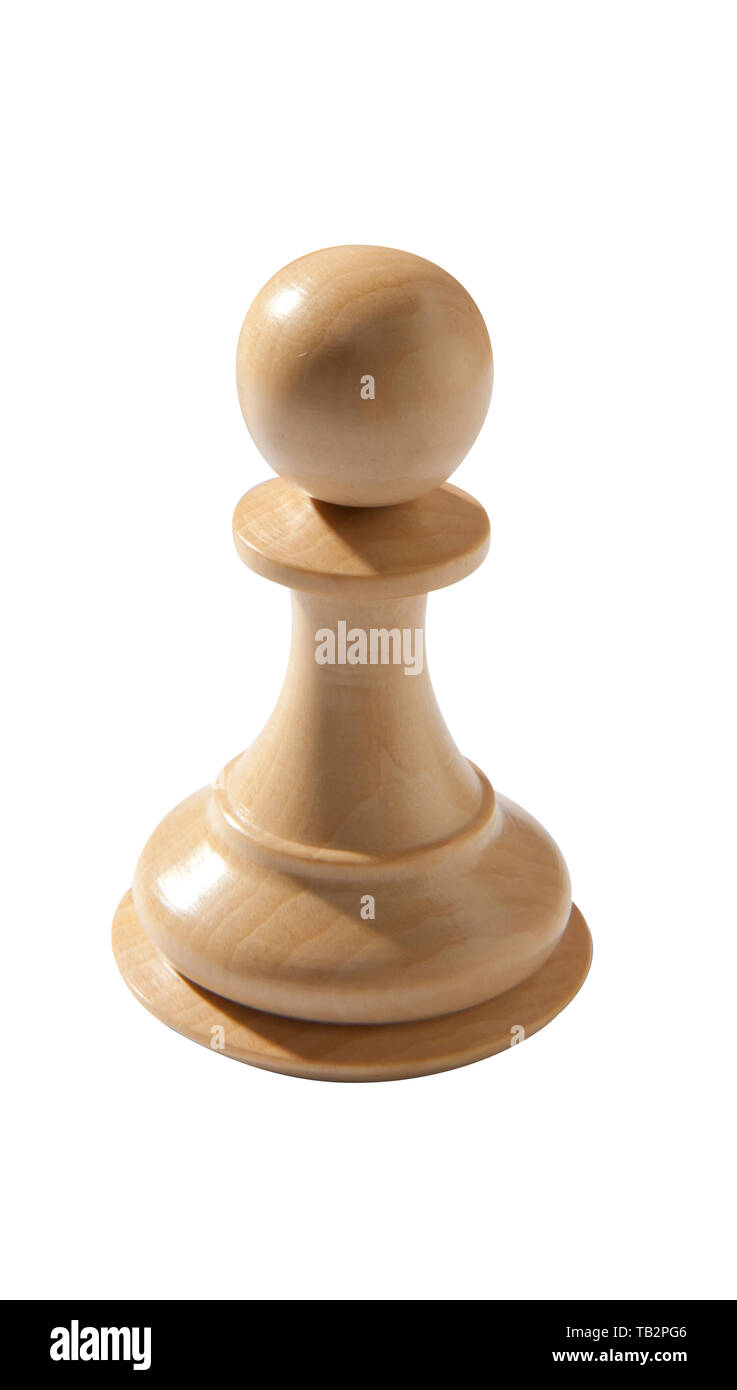 wooden pawn Stock Photo