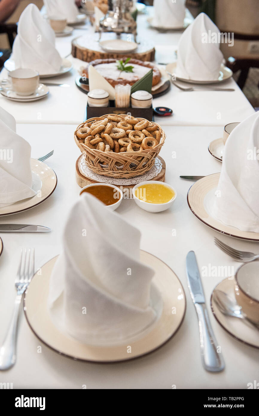 Traditional russian baked goods Stock Photo Alamy