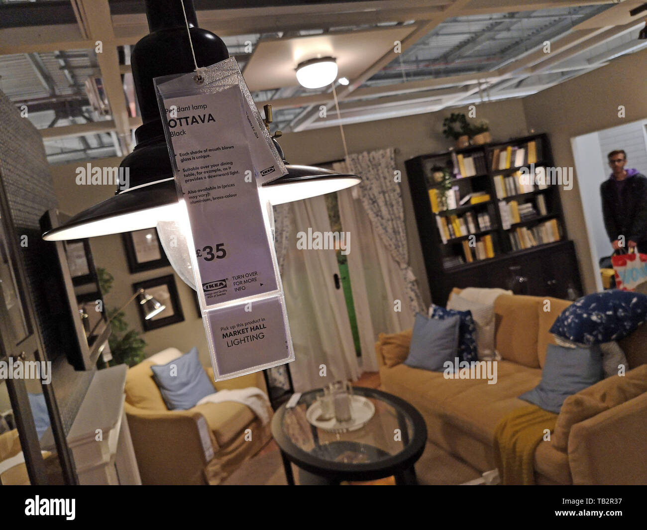 Ottava lamp shade at Ikea in Coventry UK on May 29 2019 Stock