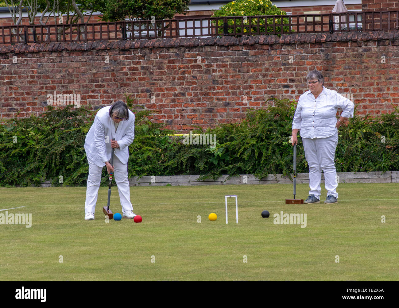 Croquet Mallet Stock Photos & Croquet Mallet Stock Images Alamy
