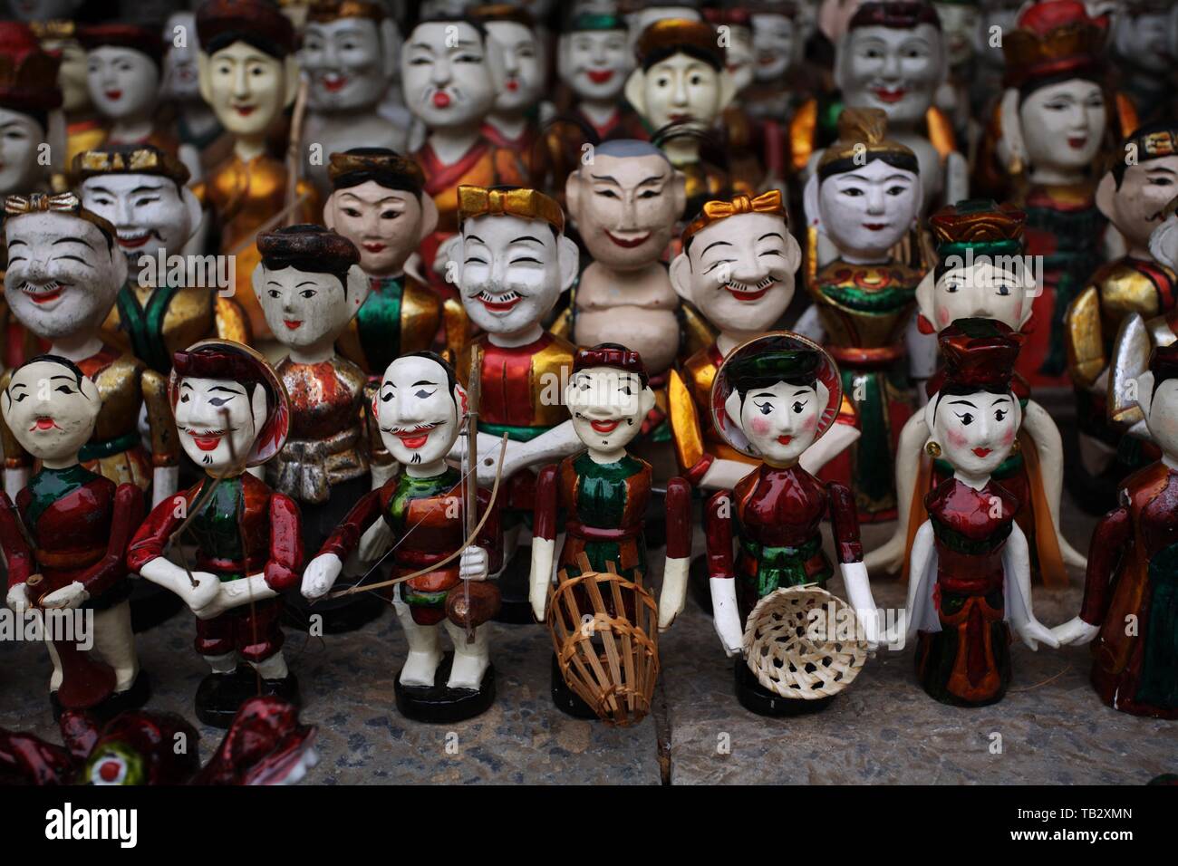 Vietnamese water puppets Stock Photo Alamy