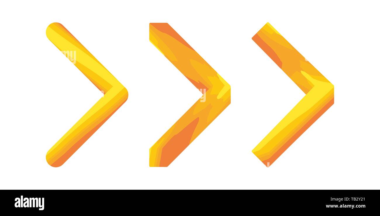 Set of color arrows. Vector illustration. Abstract arrows isolated ...