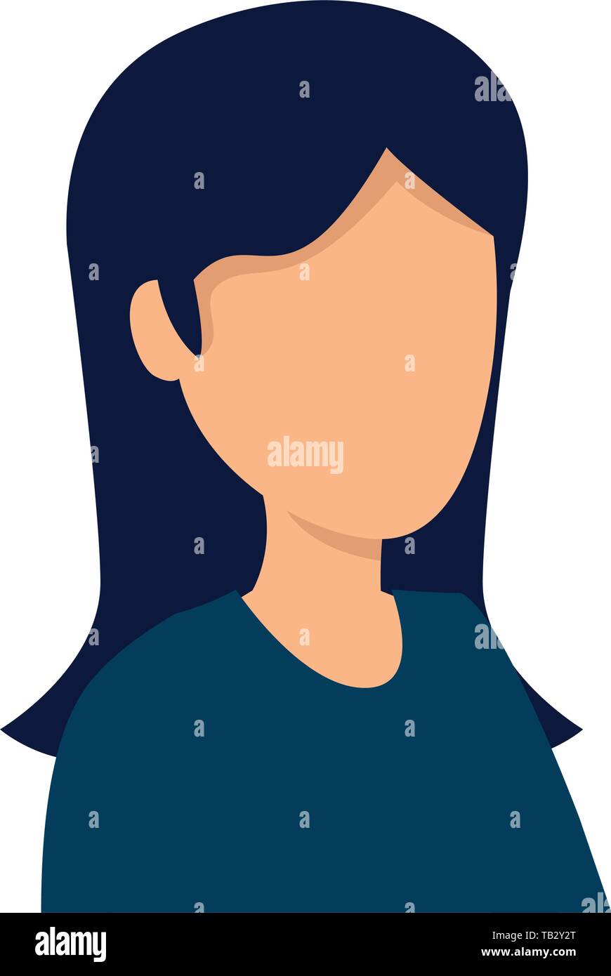 cute young woman avatar character Stock Vector Image & Art - Alamy