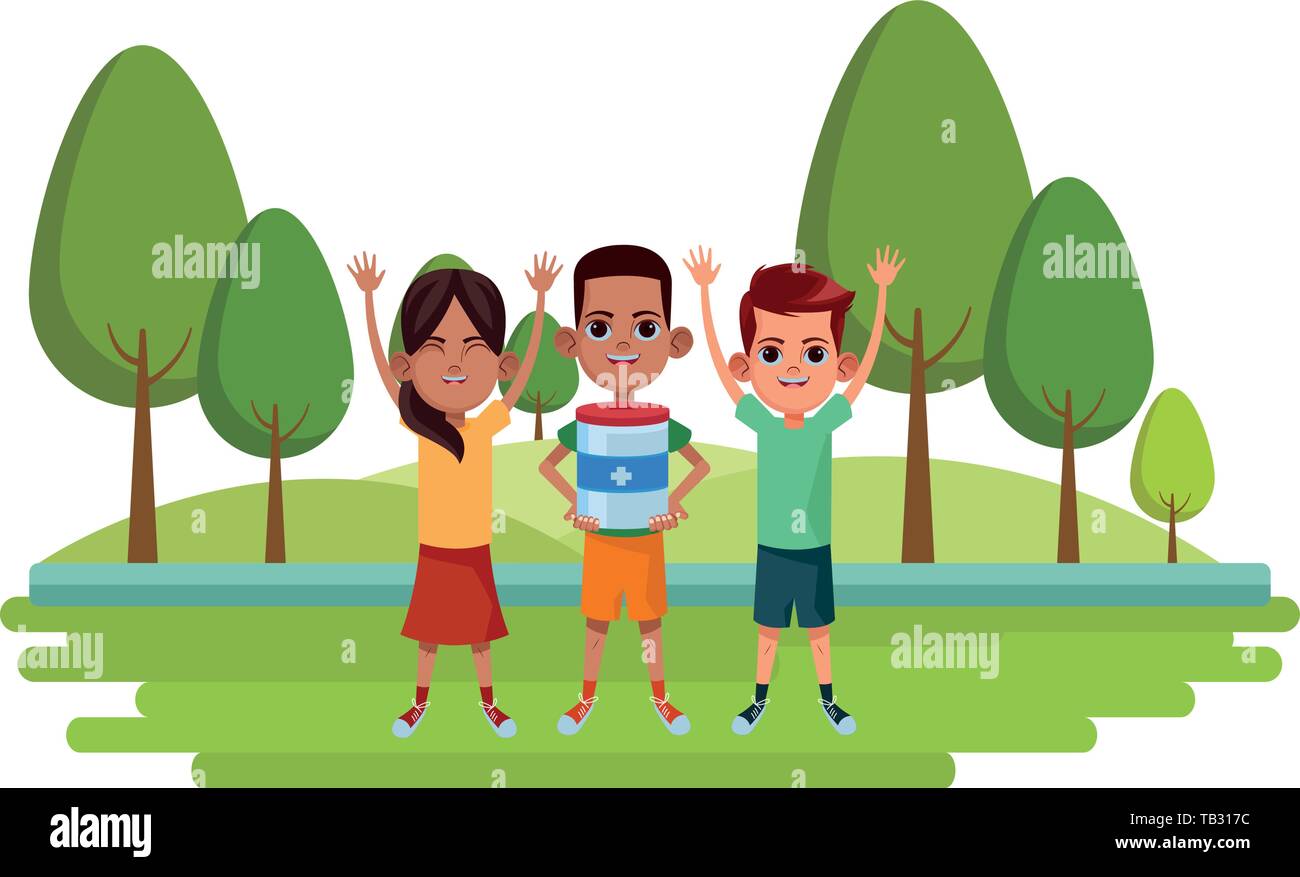 young kids avatar carton character Stock Vector Image & Art - Alamy