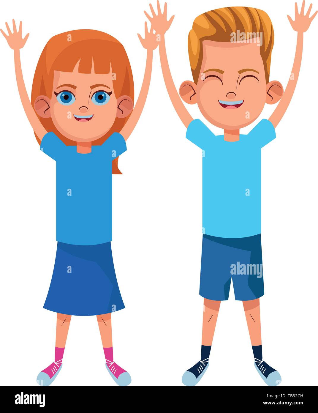 young kids avatar carton character Stock Vector Image & Art - Alamy