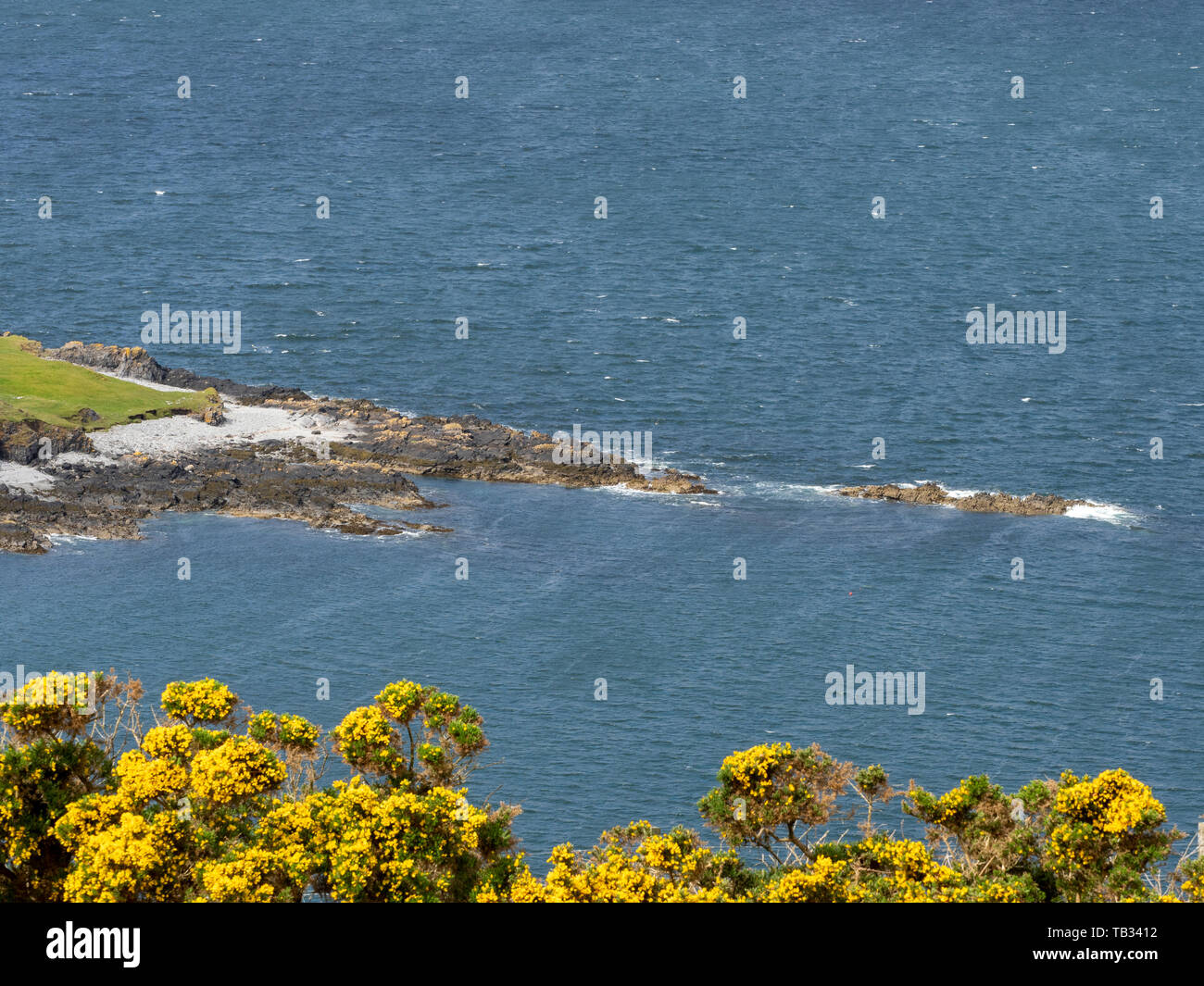View of Ard Neackie Peninsula on Loch Eriboll, Sutherland, Scottish Highlands Stock Photo