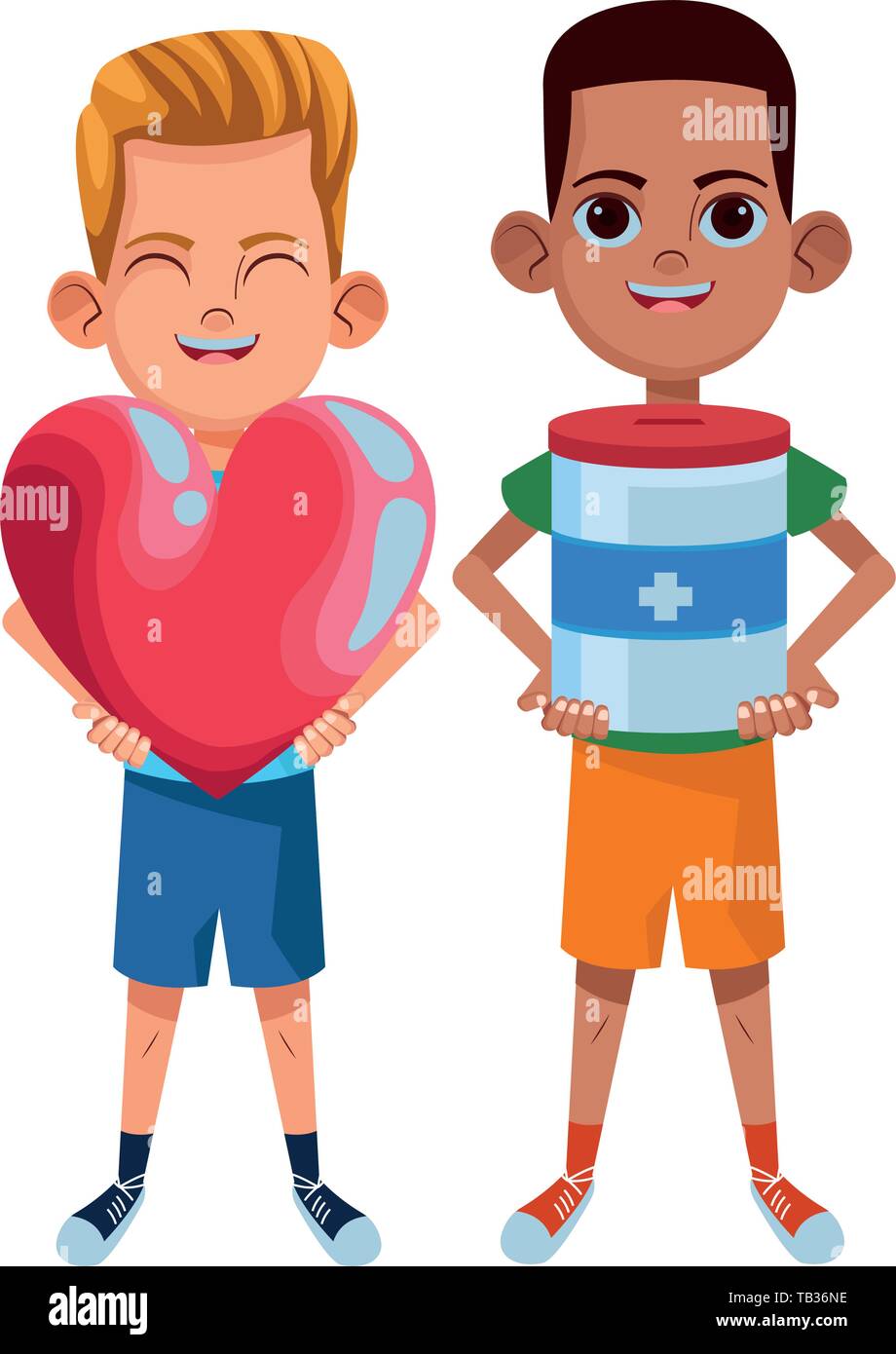young kids avatar carton character Stock Vector Image & Art - Alamy