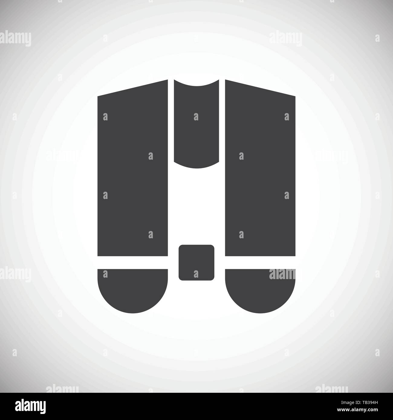 Life vest icons set on background for graphic and web design. Simple ...