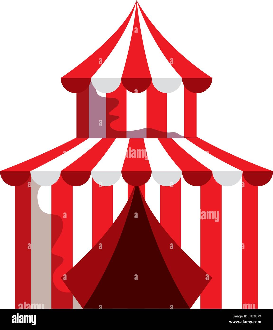 circus tent carnival icon vector illustration Stock Vector Image & Art ...