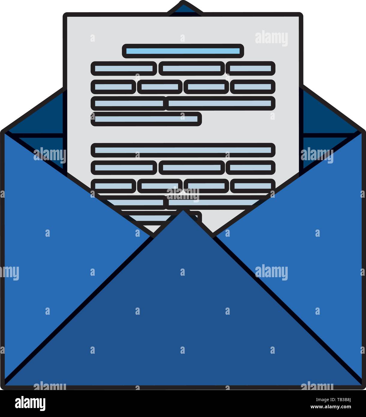envelope mail social media icon Stock Vector Image & Art - Alamy