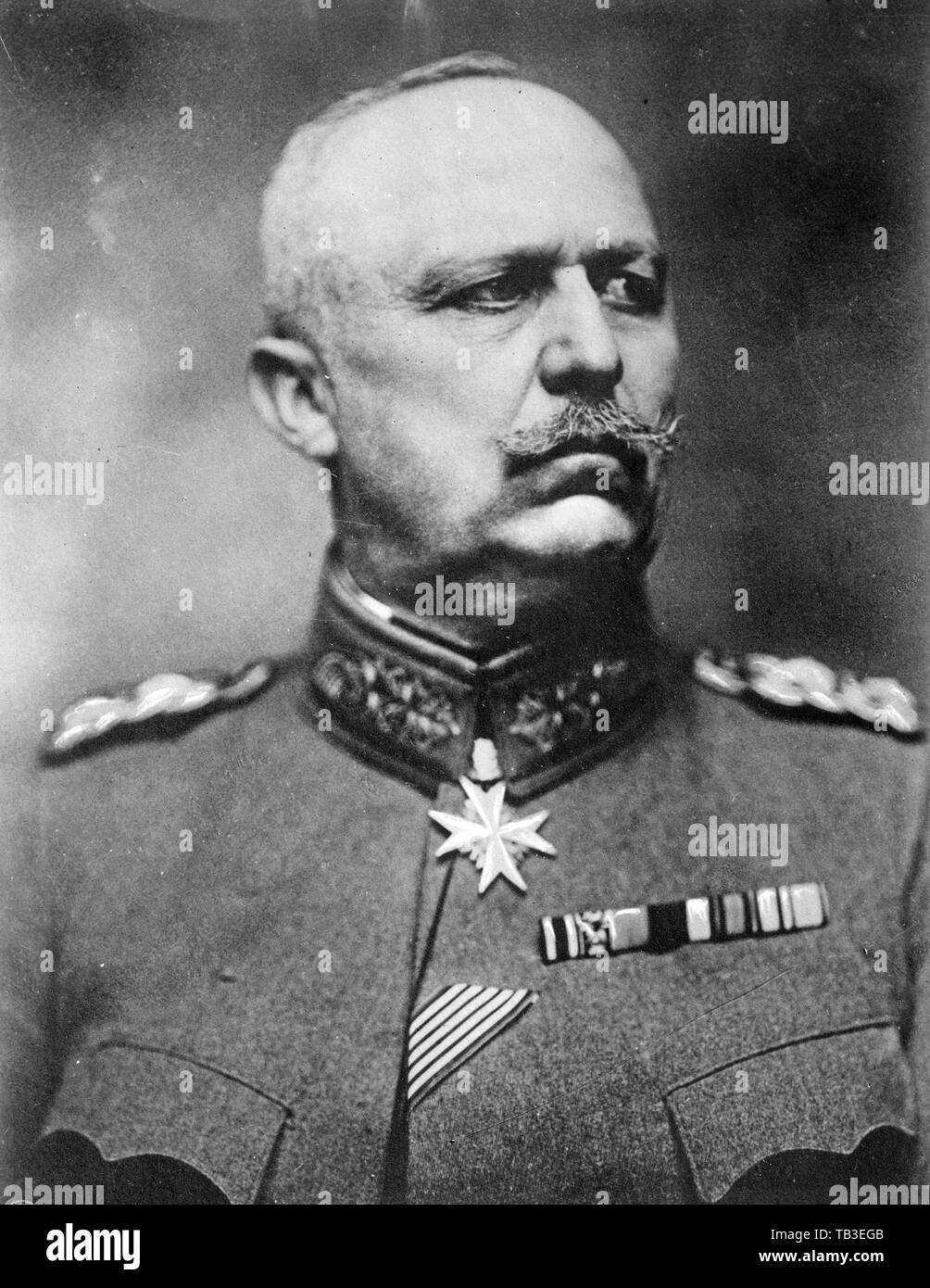 ERICH LUDENDORFF (1865-1937) first world war German General Stock Photo