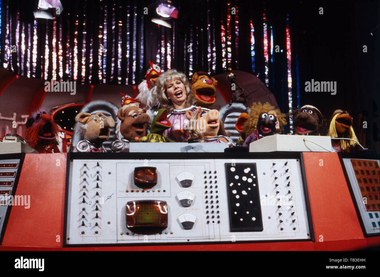 The Muppet Show, Fernsehserie, USA/Großbritannien 1976 - 1981, Comedyshow mit Puppen und Gaststar Loretta Swit Stock Photo